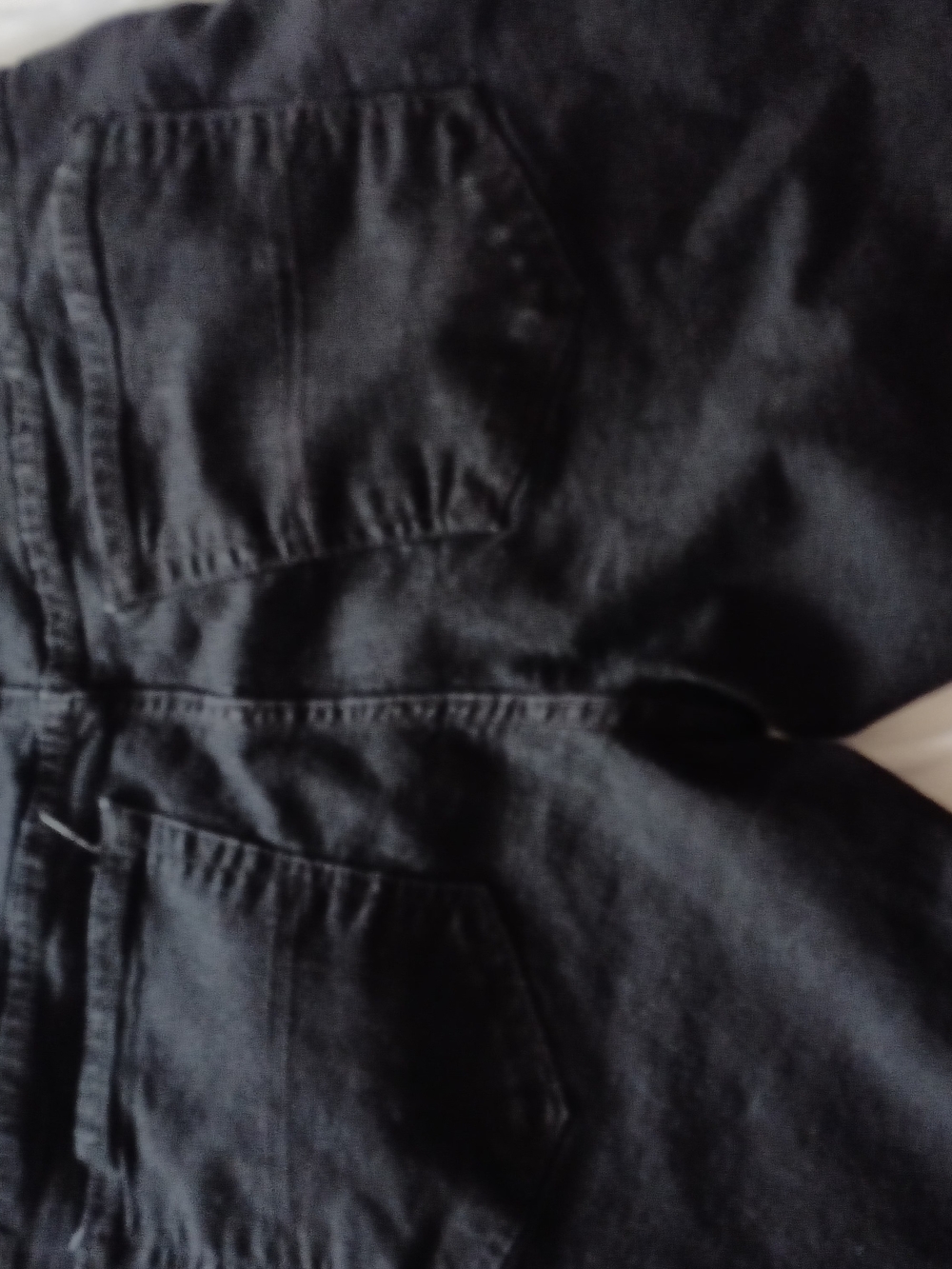 Stanley Men's Relaxed Black Jeans with Patch Pockets